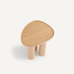 Brazier Side Table in Oak and Oak Veneer - thumbnail 4