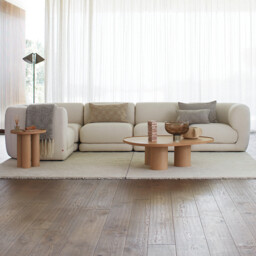 Brazier Side Table in Oak and Oak Veneer - thumbnail 3
