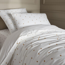 Stella Cotton Percale Duvet Cover - thumbnail 2