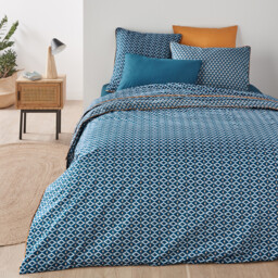 Palazzo Graphic Cotton Duvet Cover - thumbnail 1