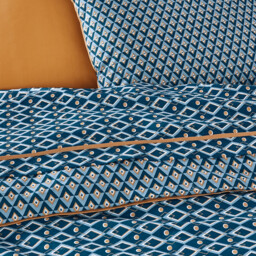 Palazzo Graphic Cotton Duvet Cover - thumbnail 3