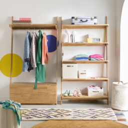 Domeno Solid Oak 4-Drawer Wardrobe Unit - thumbnail 3