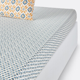 Soleme Cotton Percale Fitted Sheet