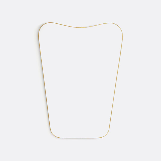 Uyova 50 X70cm Brass Mirror - image 1