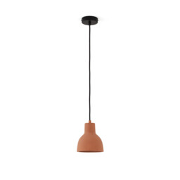 Arida 16cm Diameter Terracotta Concrete Ceiling Light