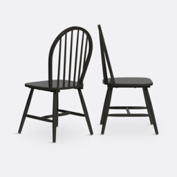 Set of 2 Windsor Spindle Back Chairs - thumbnail 2