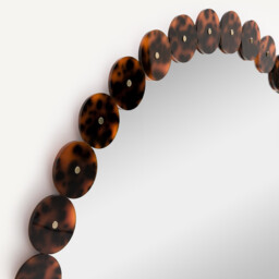 Kioo Round Resin Mirror with Diameter 100cm - thumbnail 3