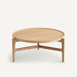 Alyasa Coffee Table in Oak Veneer Diameter 94cm