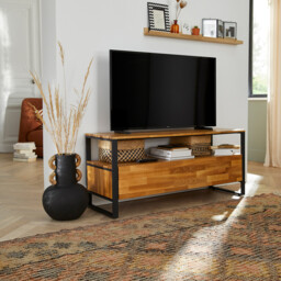 Navaja Aged Effect Kilim XXL Rug - thumbnail 3