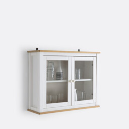 Alvina Pine Wall Cabinet
