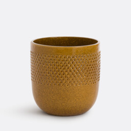 Lullya 38cm Diameter Enamelled Terracotta Flowerpot