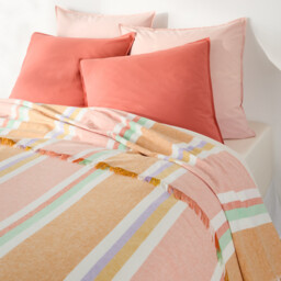 Maisie Striped Multico Linen/Cotton Bedspread - thumbnail 3