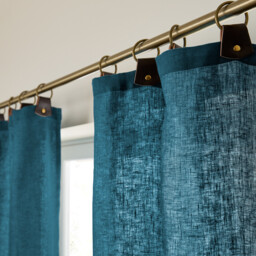 Private Washed Linen Curtain with Loops - thumbnail 4