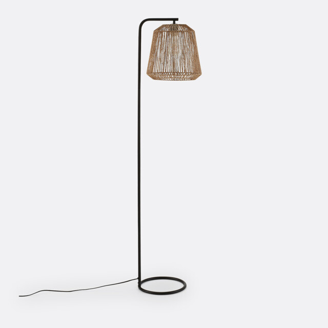 Yaku Metal & Hemp Floor Lamp - image 1