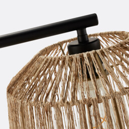 Yaku Metal & Hemp Floor Lamp - thumbnail 4
