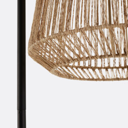 Yaku Metal & Hemp Floor Lamp - thumbnail 3