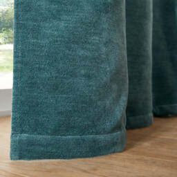Calda Curtain in Velvet Look Chenille with Eyelets - thumbnail 4