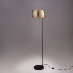 Elori Black & Brass Floor Lamp - thumbnail 2
