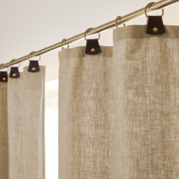 Private Lined Washed Linen Curtain - thumbnail 4