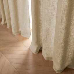 Private Lined Washed Linen Curtain - thumbnail 2
