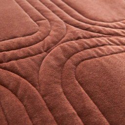 Honorine Cotton Velvet Quilted Bedspread - thumbnail 4