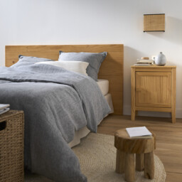 Jalun Brushed Solid Pine Headboard - thumbnail 2