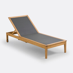 Limbo Adjustable Acacia Garden Sun Lounger