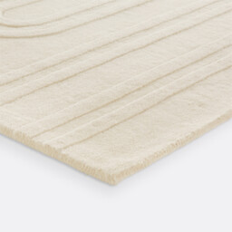 Ary Graphic Textured 100% Wool Rug - thumbnail 4