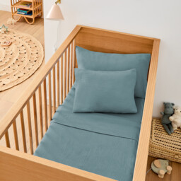 Kumla Cotton Muslin Baby's Flat Sheet