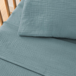 Kumla Cotton Muslin Baby's Flat Sheet - thumbnail 2