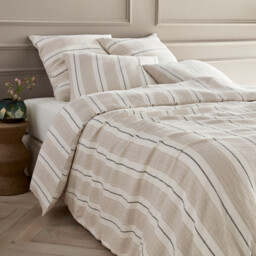 Makoun Washed Linen Duvet Cover - thumbnail 1