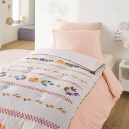 Papilio Quilted Children's Bedspread in Floral Print - thumbnail 1