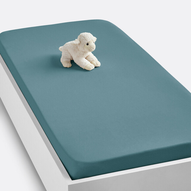 Scenario Plain Jersey Cot Fitted Sheet