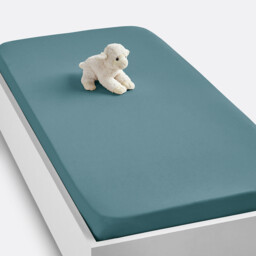 Scenario Plain Jersey Cot Fitted Sheet