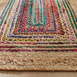 Jaco Colourful Jute & Recycled Cotton Runner - thumbnail 2