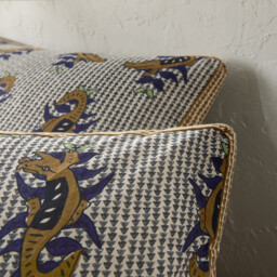 Zakari 50% Recycled Cotton Duvet Cover With Contrast Edging - thumbnail 3