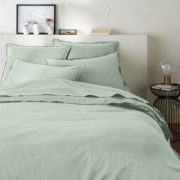 Victor Plain Washed Cotton Satin 300 Thread Count Pillowcase - thumbnail 3