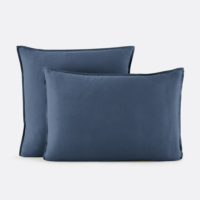 Scenario Plain 100% Washed Cotton Pillowcase - image 1