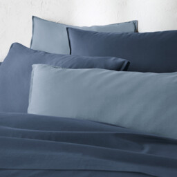 Scenario Plain 100% Washed Cotton Pillowcase - thumbnail 3