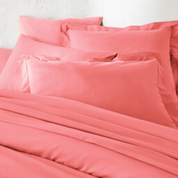 Scénario Plain 100% Cotton Zipped Duvet Cover - thumbnail 2