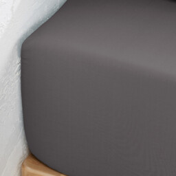 Scenario Plain Organic Cotton Percale Fitted Sheet - thumbnail 2