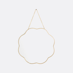 Uyova 30cm Diameter Bras Mirror