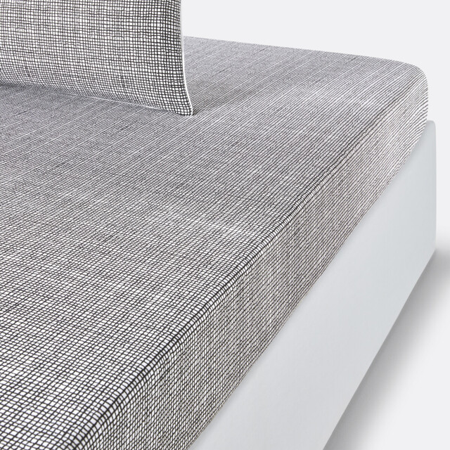 Jinties Check Cotton Fitted Sheet
