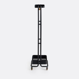 Tania Metal & Rubberwood Rolling Rack - thumbnail 4