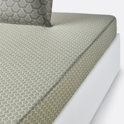 Jacob Cotton Satin Fitted Sheet