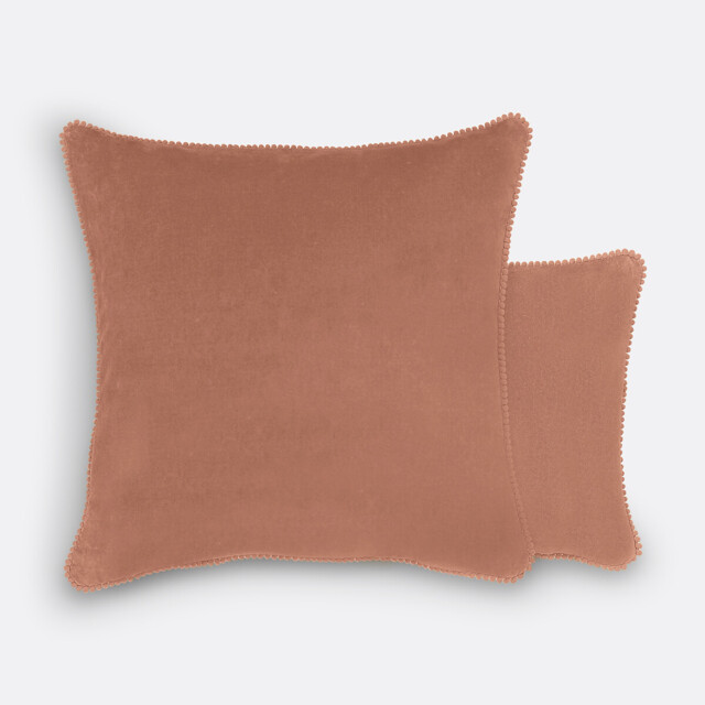 Velvet Linen & Cotton Cushion Cover - image 1