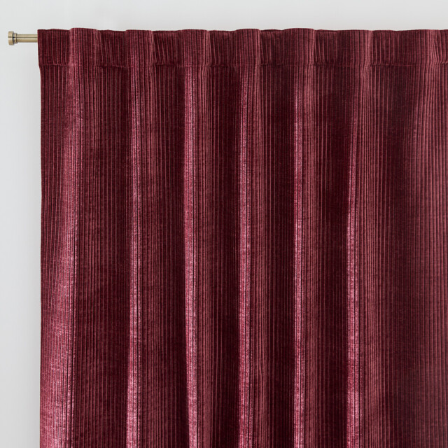 Carly Corduroy Curtain with Concealed Tab Top - image 1