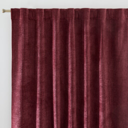 Carly Corduroy Curtain with Concealed Tab Top - thumbnail 1
