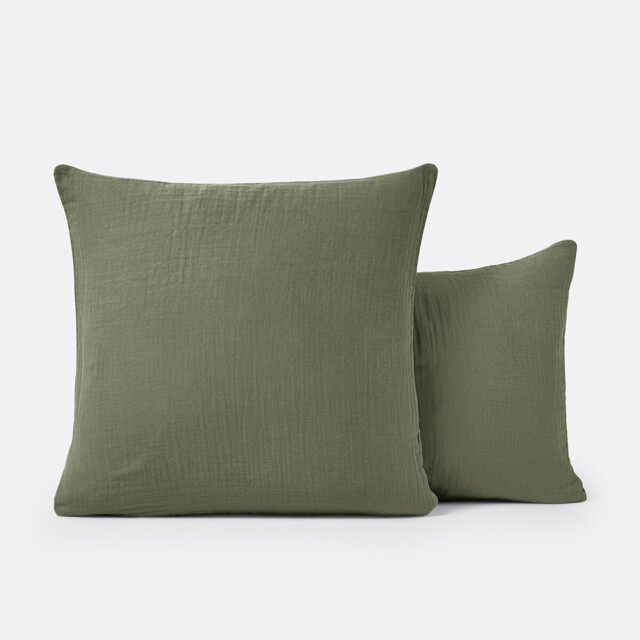 Kumla Plain Cotton Muslin Pillowcase - image 1