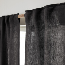 Cedal Heavyweight Linen Curtain with Concealed Tab Top Header - thumbnail 3